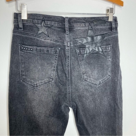 Blank NYC the Madison crop black star Jeans size 29 - Picture 7 of 8